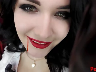 Kitty Klaw ASMR - Lady Dimitrescu Part 2 - Big tits